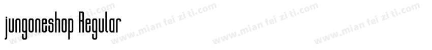 jungoneshop Regular字体转换